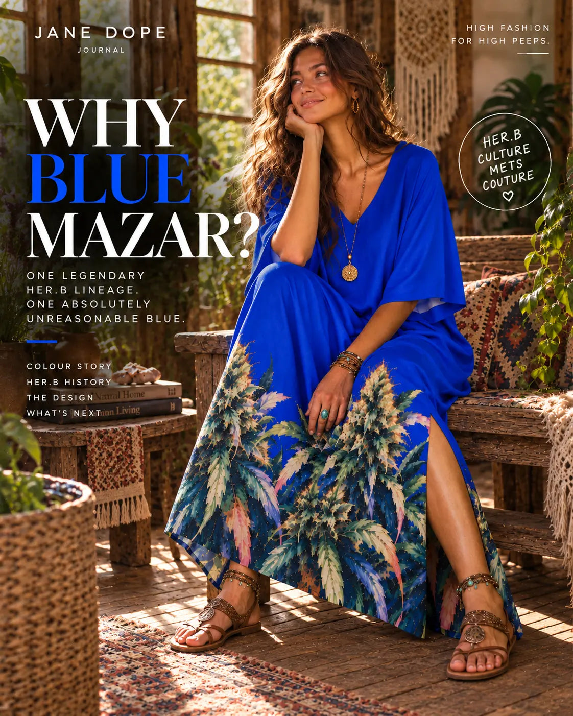 Blue Mazar: Why We Went This Blue JANE DOPE