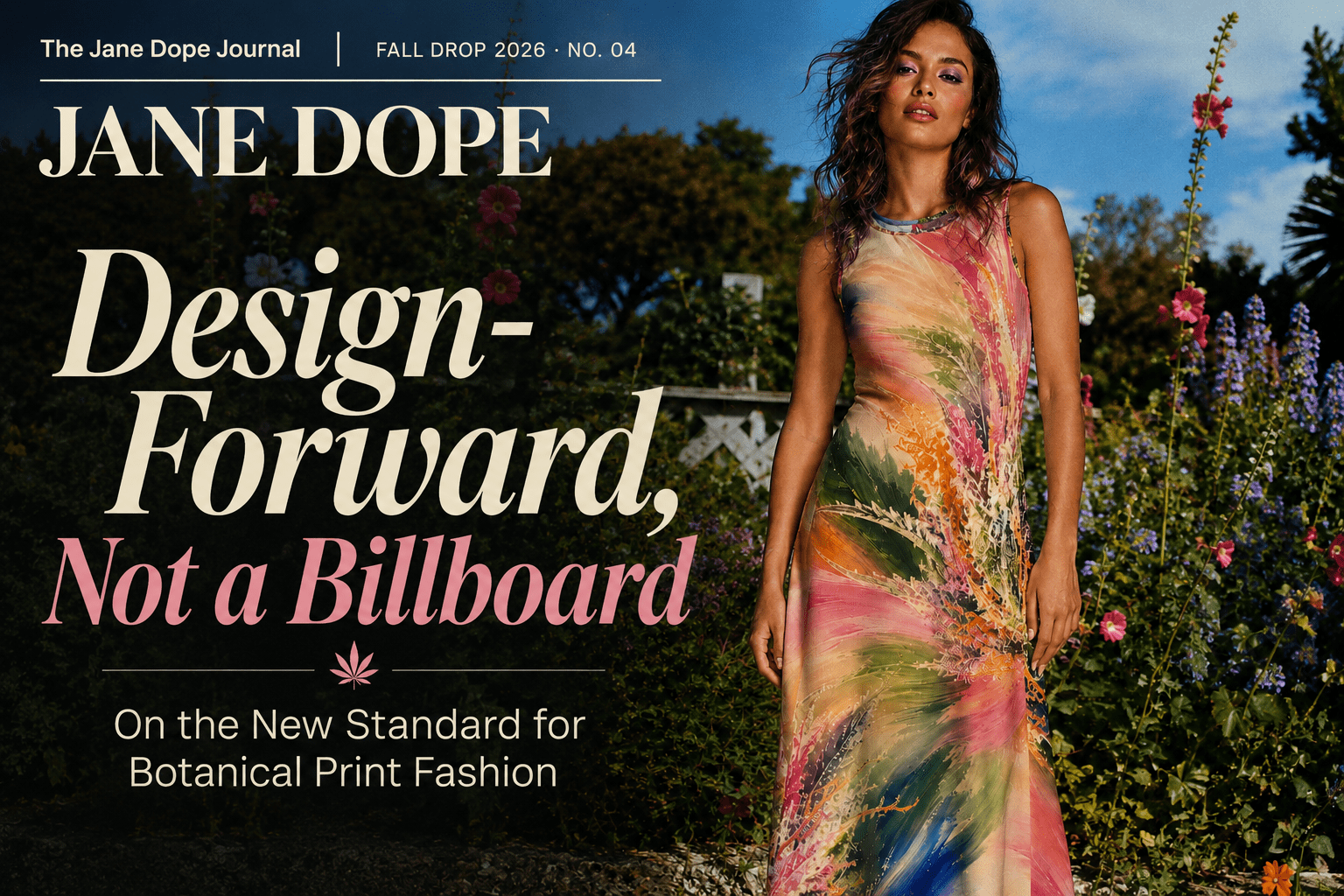 Design-Forward, Not a Billboard - JANE DOPE