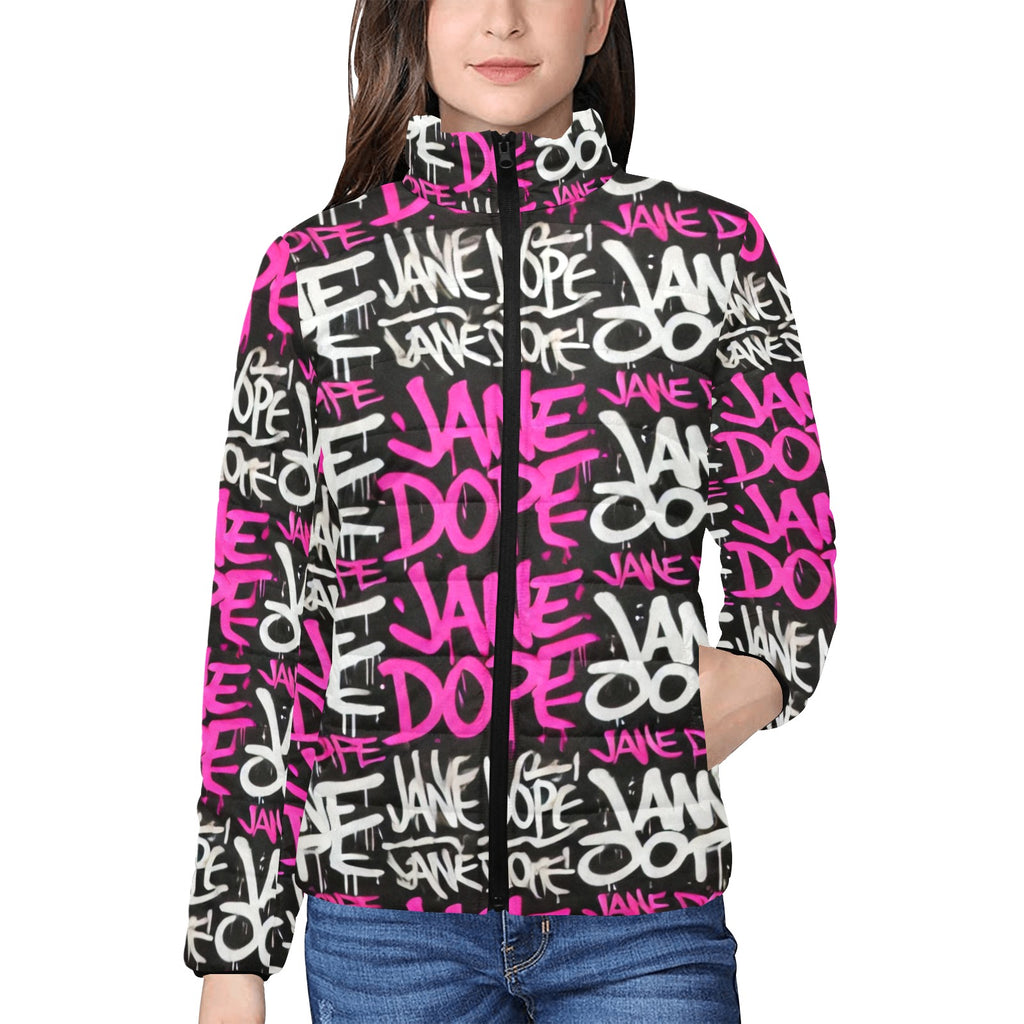 DANK! Jacket Women's Stand Collar Padded Jacket (H41)