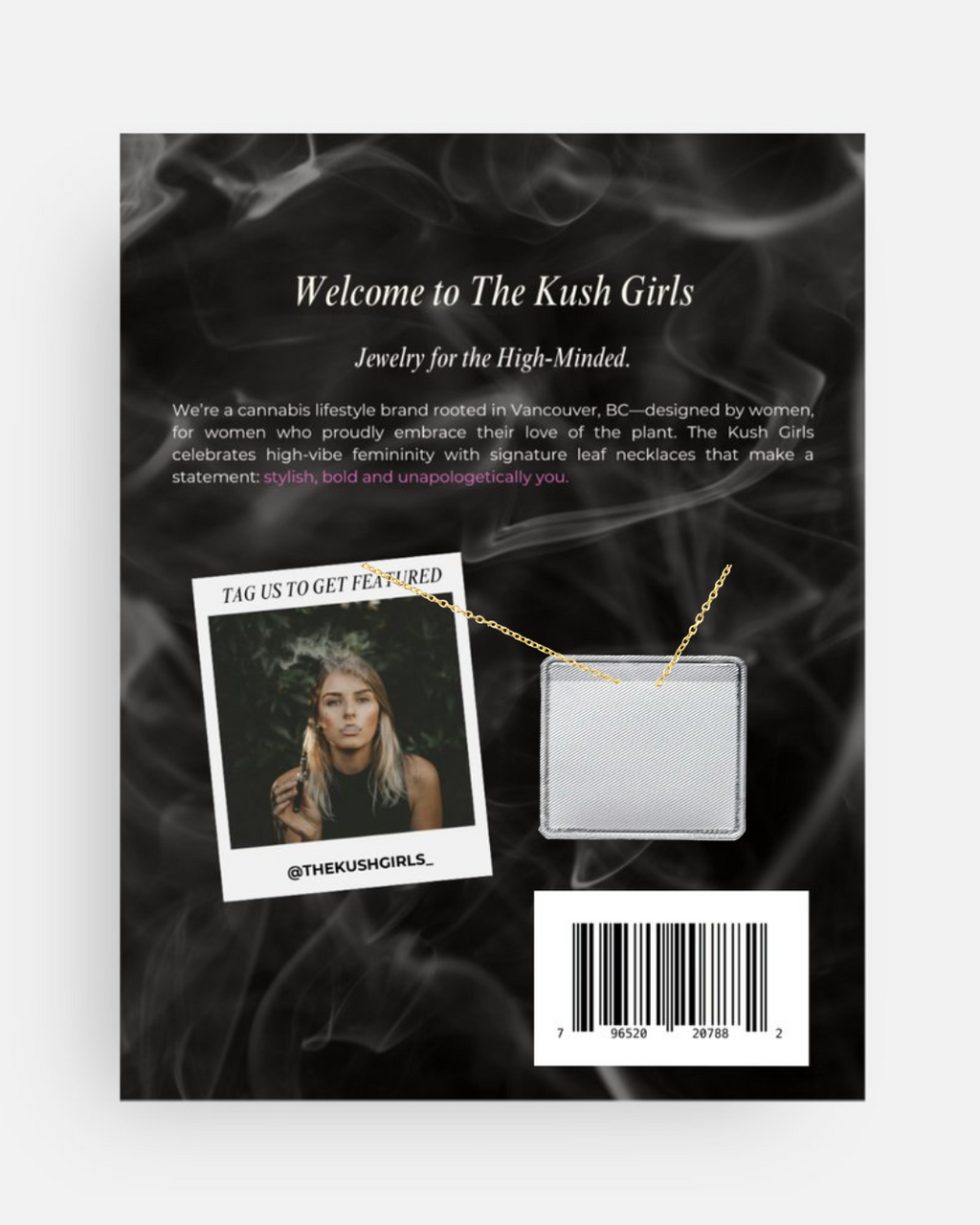 18K GOLD CANNABIS LEAF NECKLACE The Kush Girls