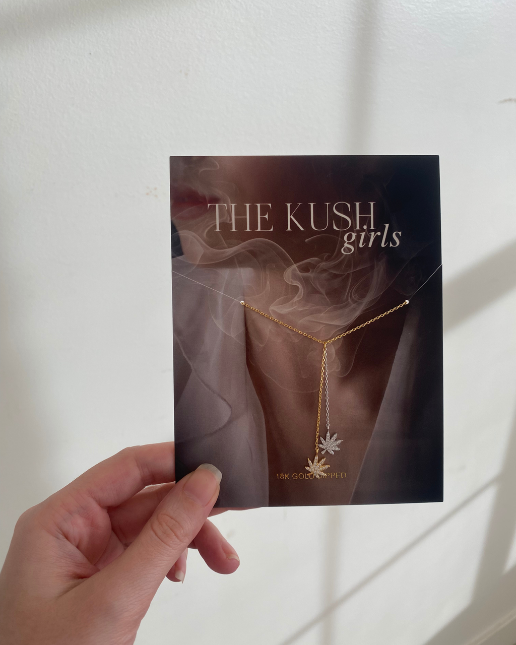 18K GOLD DROP DEAD NECKLACE The Kush Girls