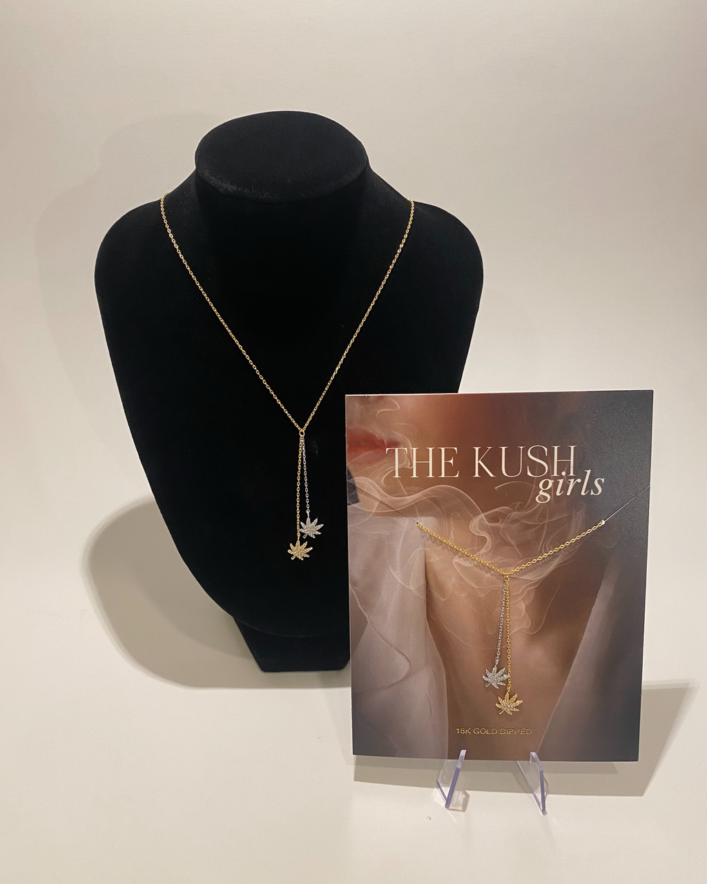 18K GOLD DROP DEAD NECKLACE The Kush Girls