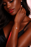 18K GOLD CANNABIS LEAF BRACELET The Kush Girls