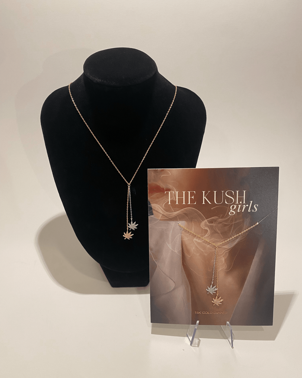 18K GOLD DROP DEAD NECKLACE The Kush Girls