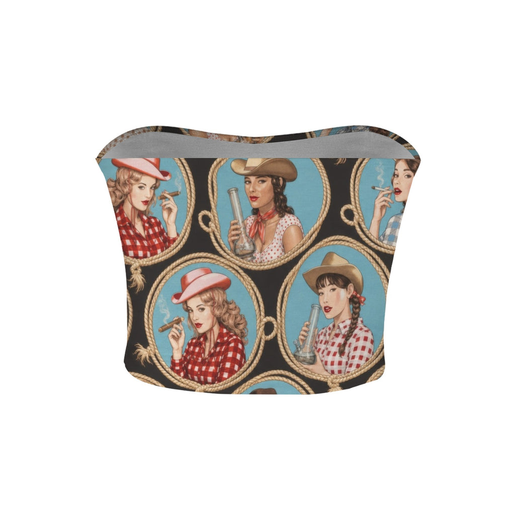STAMPEDE Crop Tube Top
