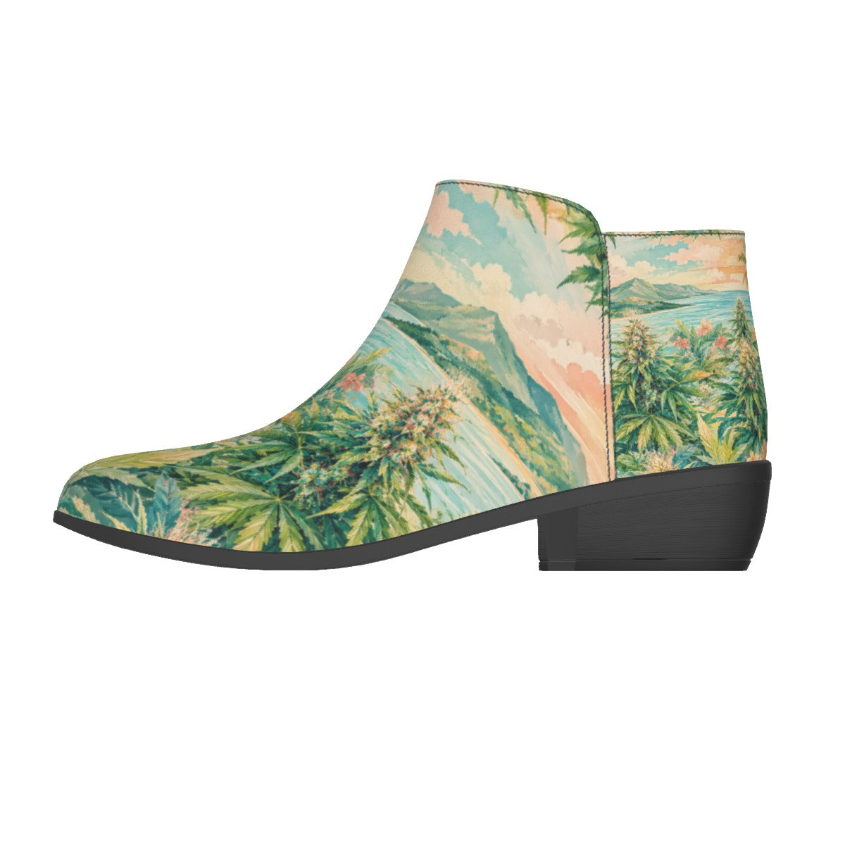 Ganja Breeze Booties — sole detail