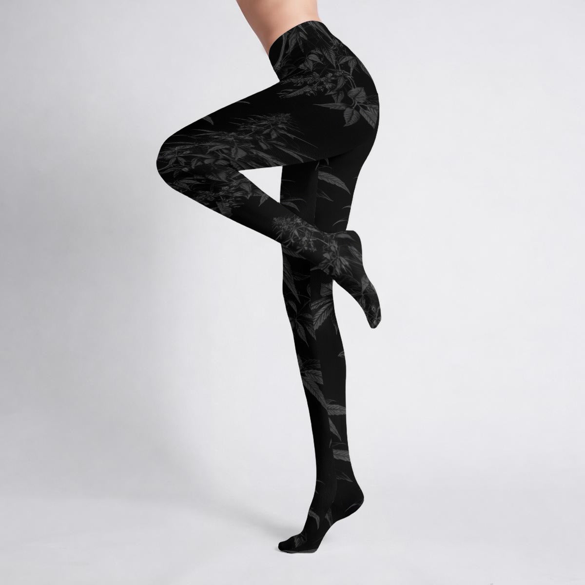 Black Widow High-Stretch Pantyhose