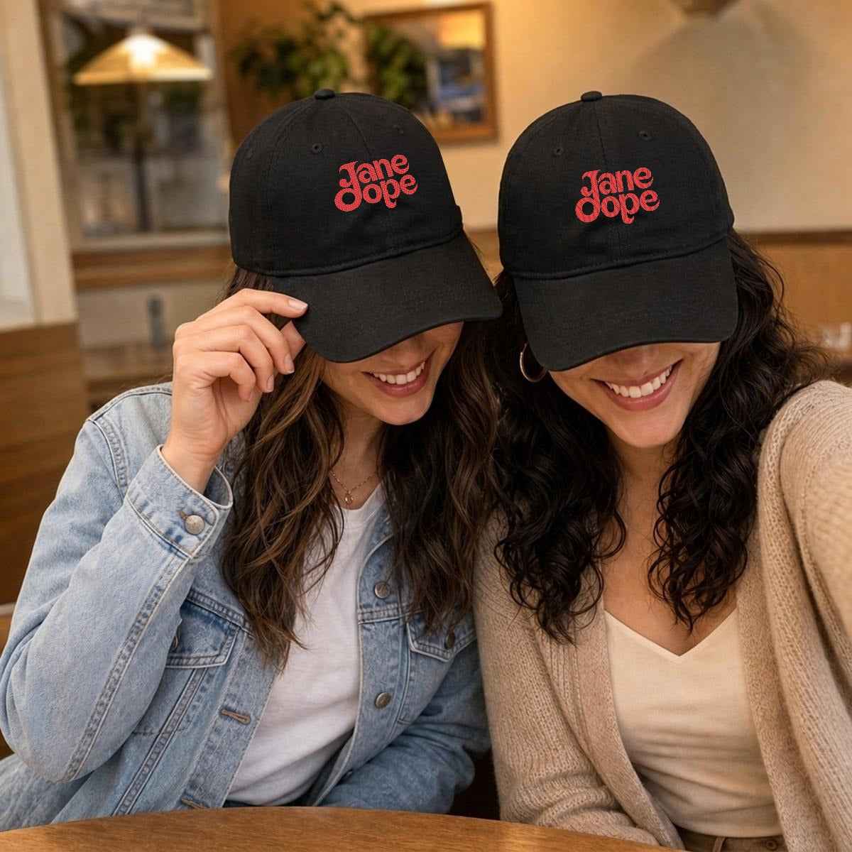 Embroidery Soft-Crown Flat Cap