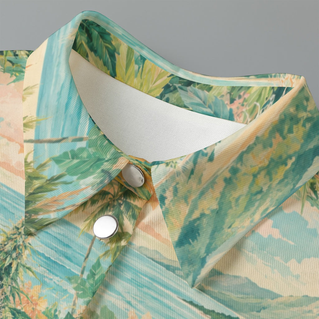Ganja Breeze Cropped Jacket — side view