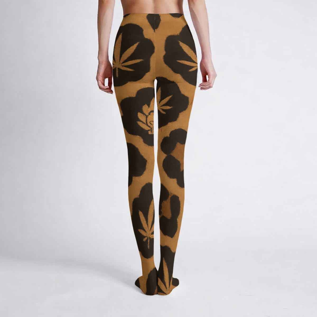 Leopard High-Stretch Pantyhose