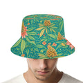 Jane Dope Kush Bucket Hat — cannabis leaf print unisex summer bucket hat