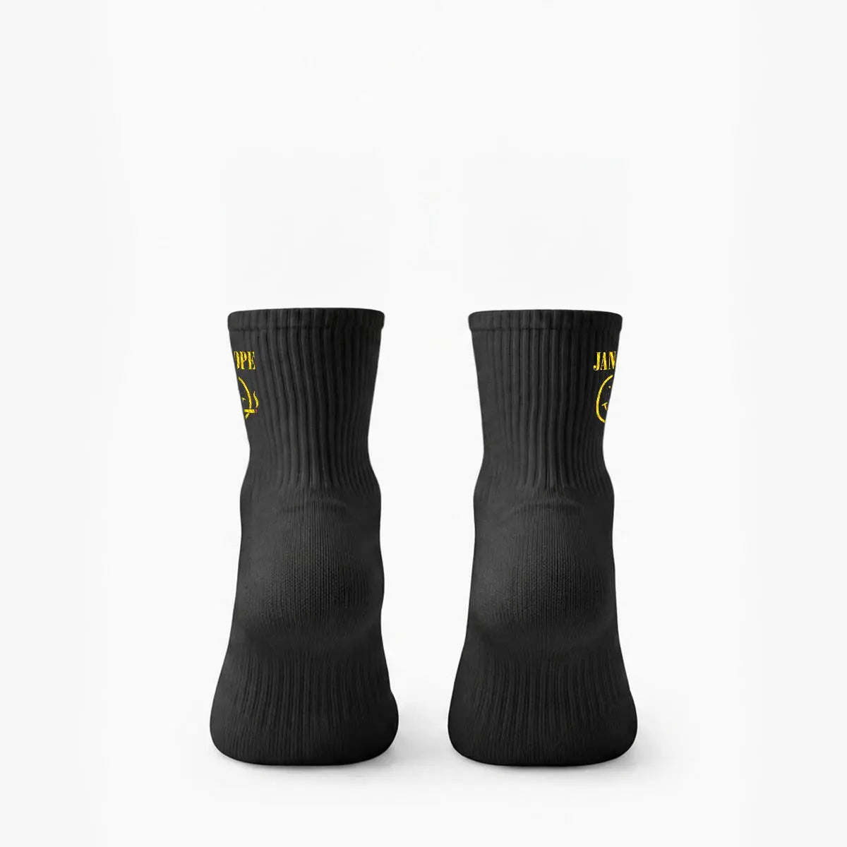 Embroidery Sports Mid-Calf Socks|Cotton Yoycol