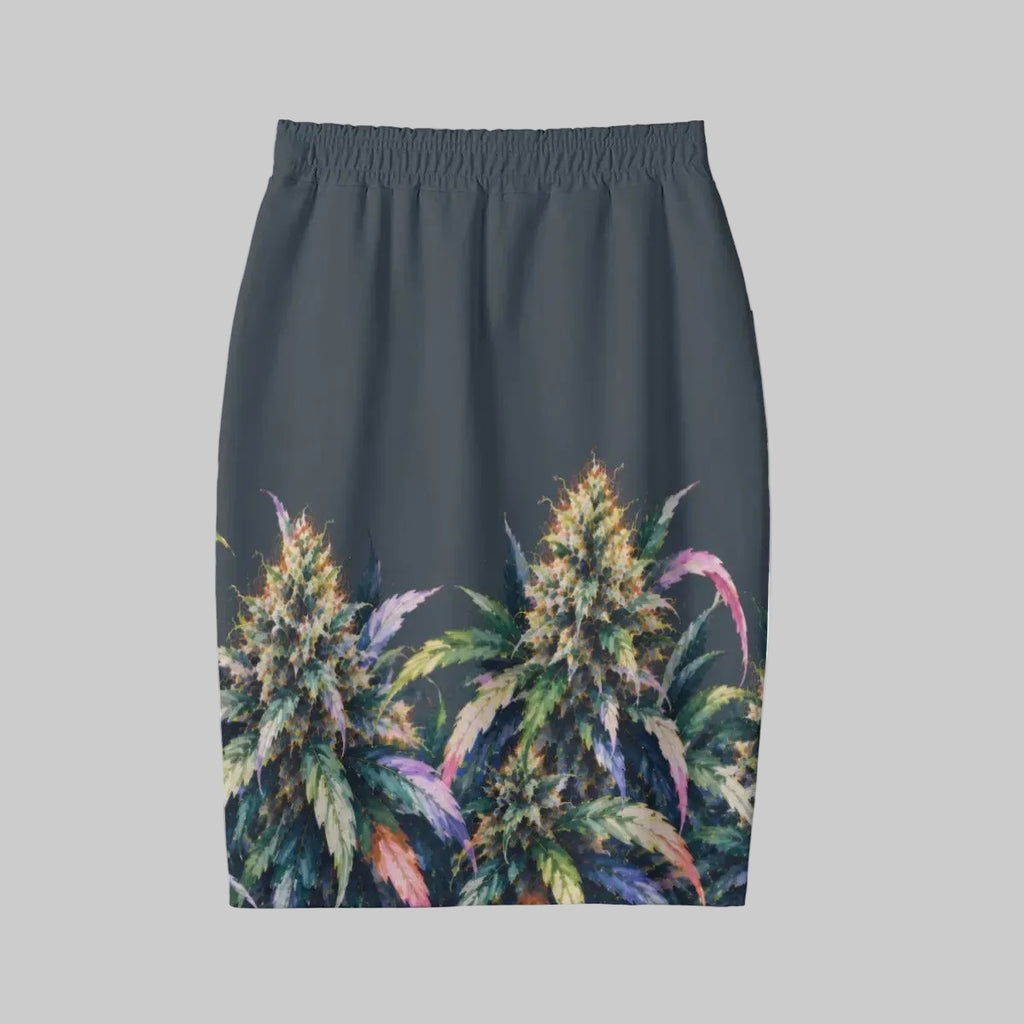 All-Over Print Women's Short Pencil Skirt Yoycol