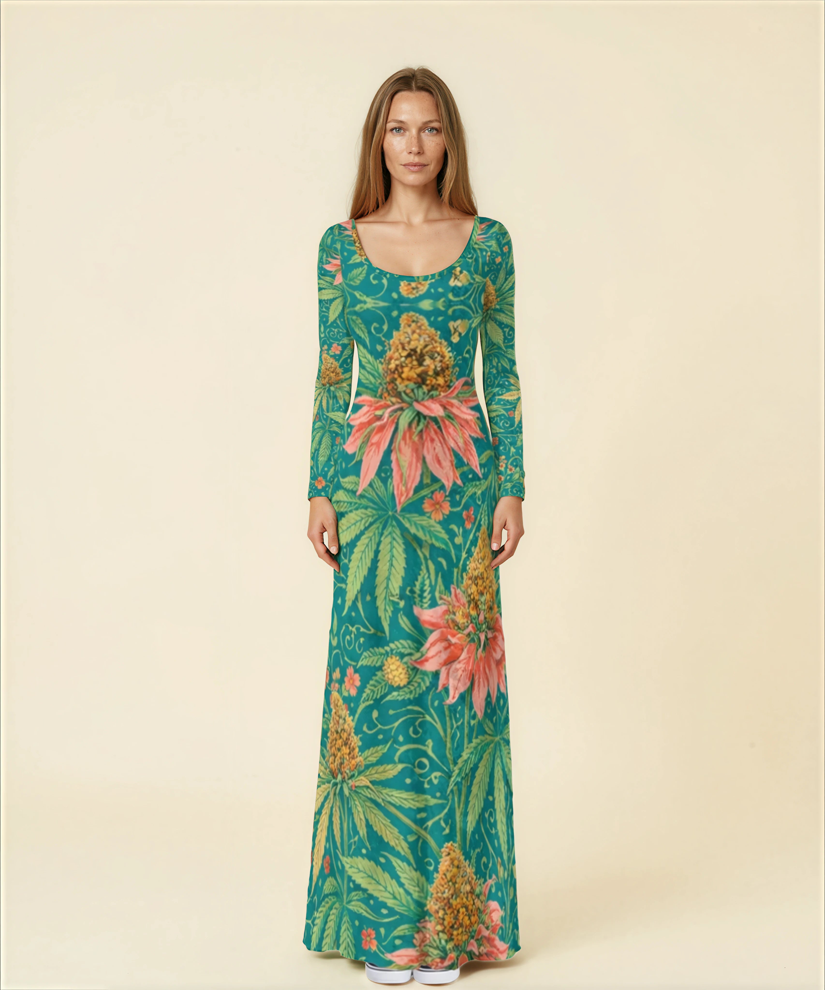 Kush Velvet Shine Maxi Dress