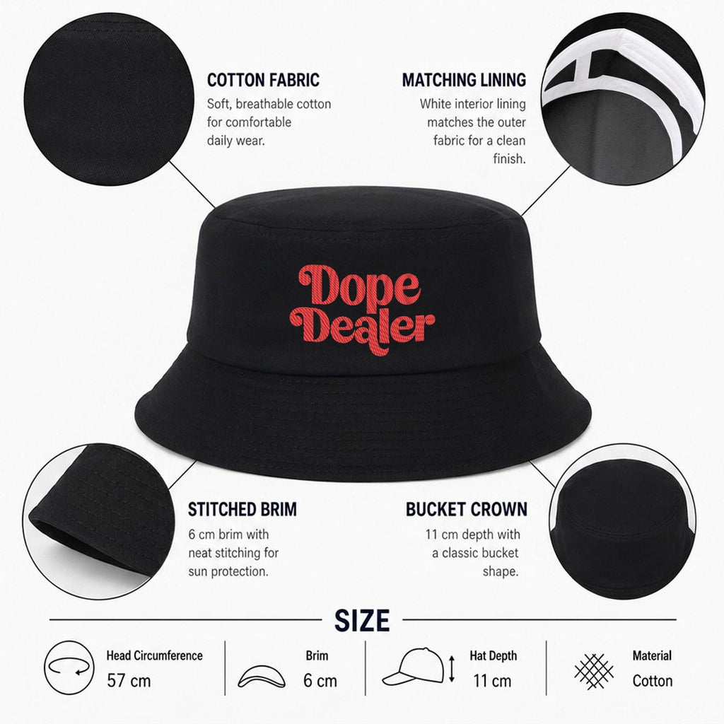 Embroidery Bucket Hat Yoycol