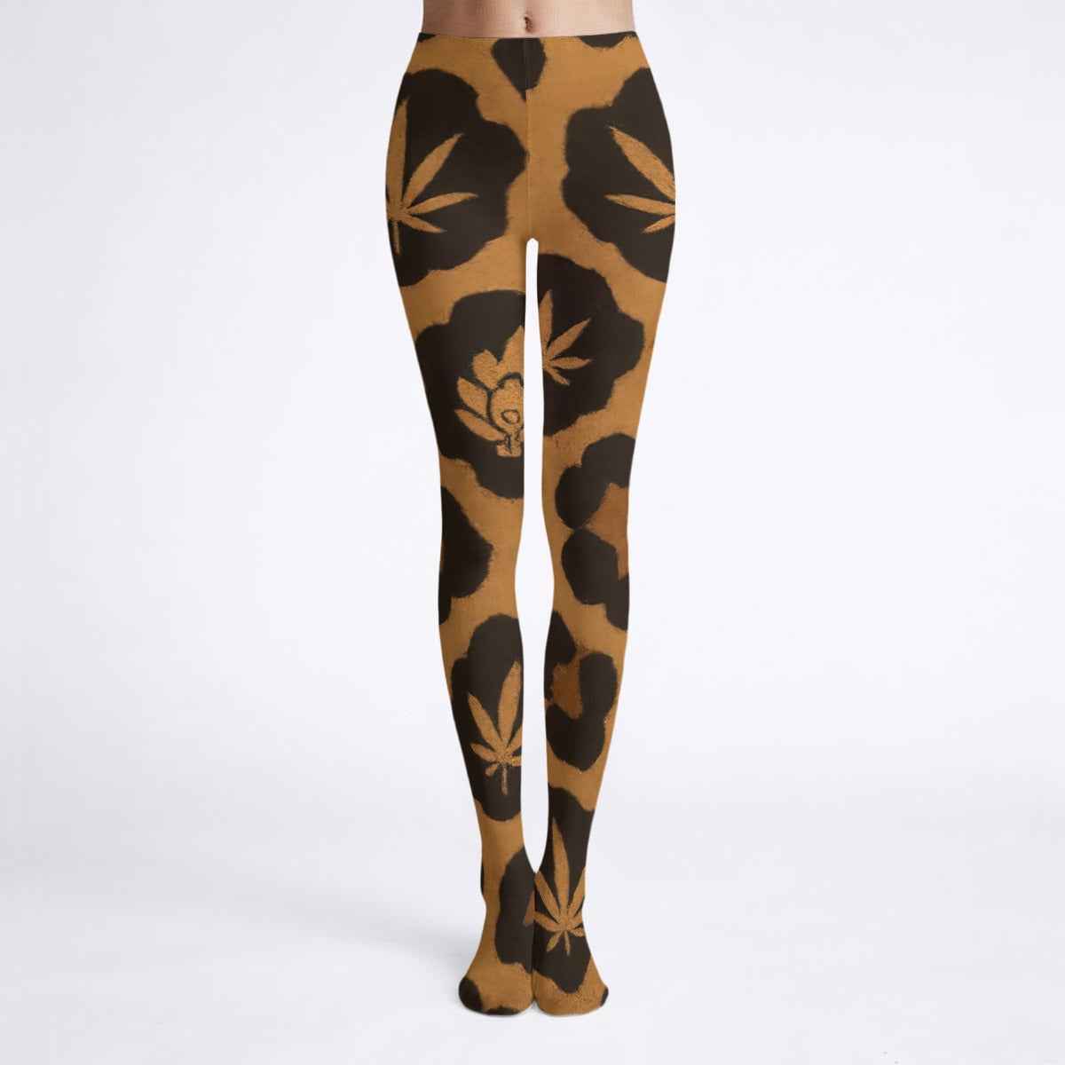 Leopard High-Stretch Pantyhose