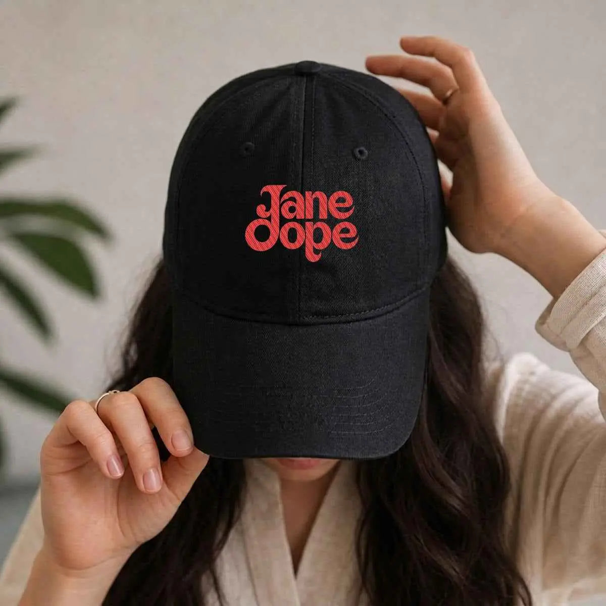 Embroidery Soft-Crown Flat Cap