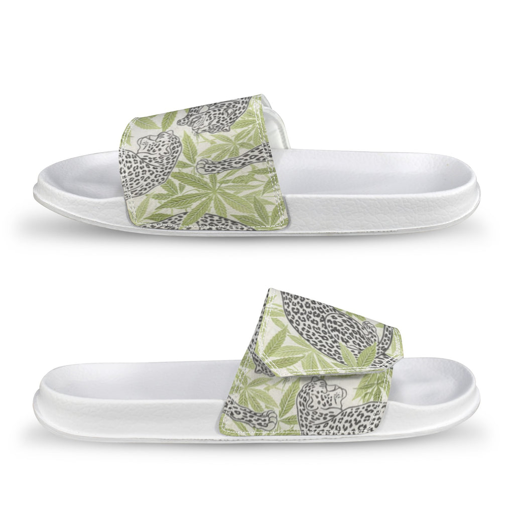Leopard Slides — sole detail