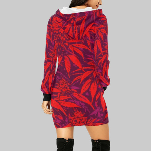 Electric Lettuce Hoodie Dress