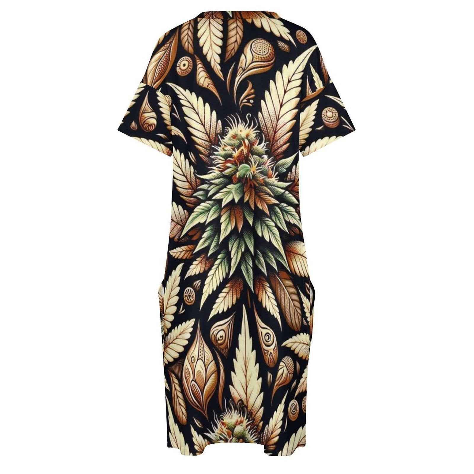 Batik Buds Pocket Dress