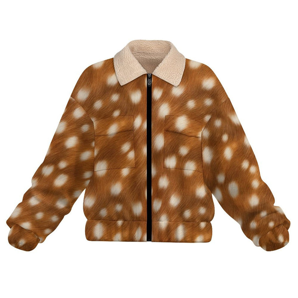 Bambi Patch Pocket Fleece Jacket