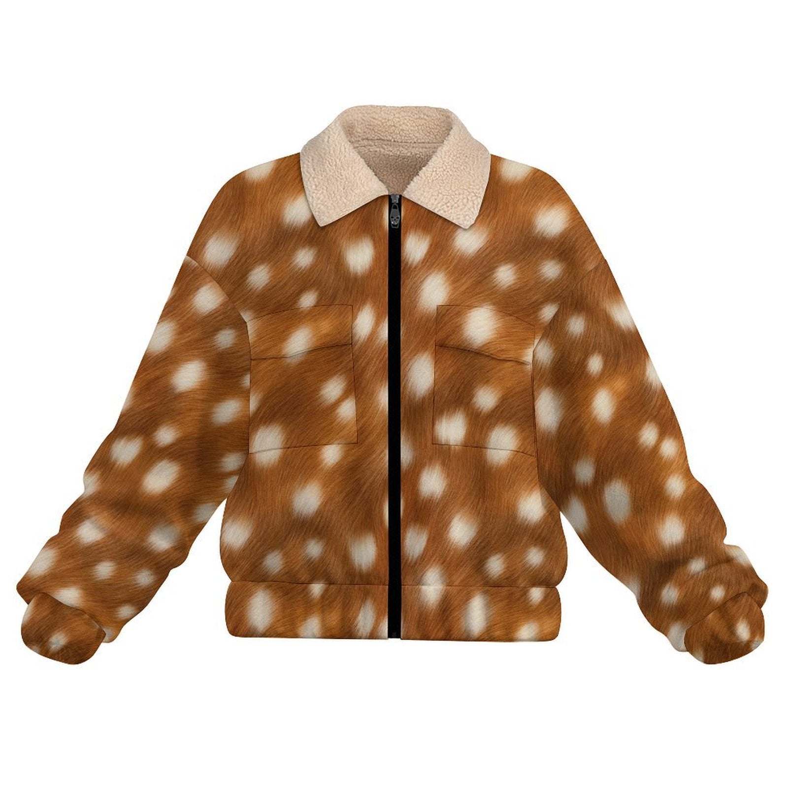 Bambi Patch Pocket Fleece Jacket
