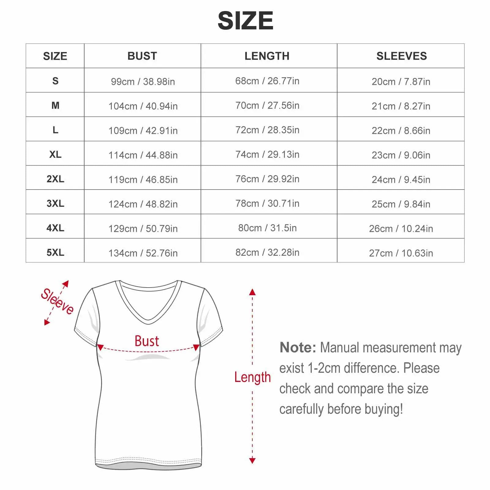 Putcci V neck T women's T shirt