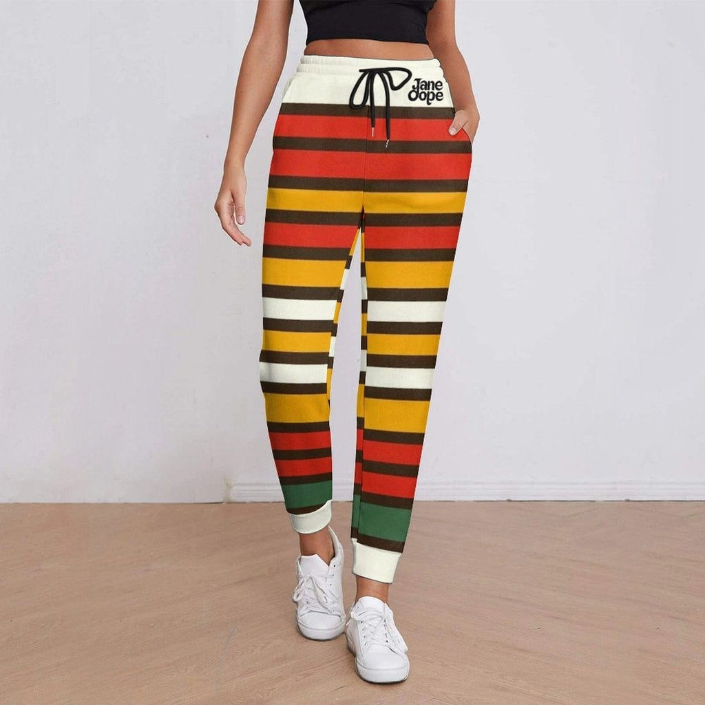 56 HOPE print sweat pants, back view