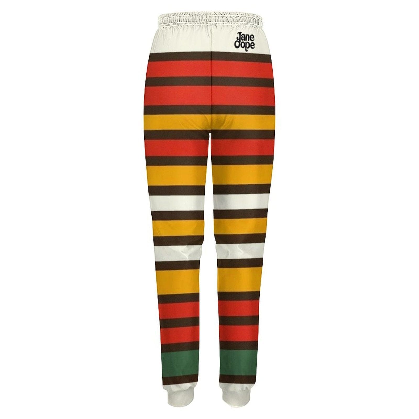 56 HOPE print sweat pants, hem and cuff detail