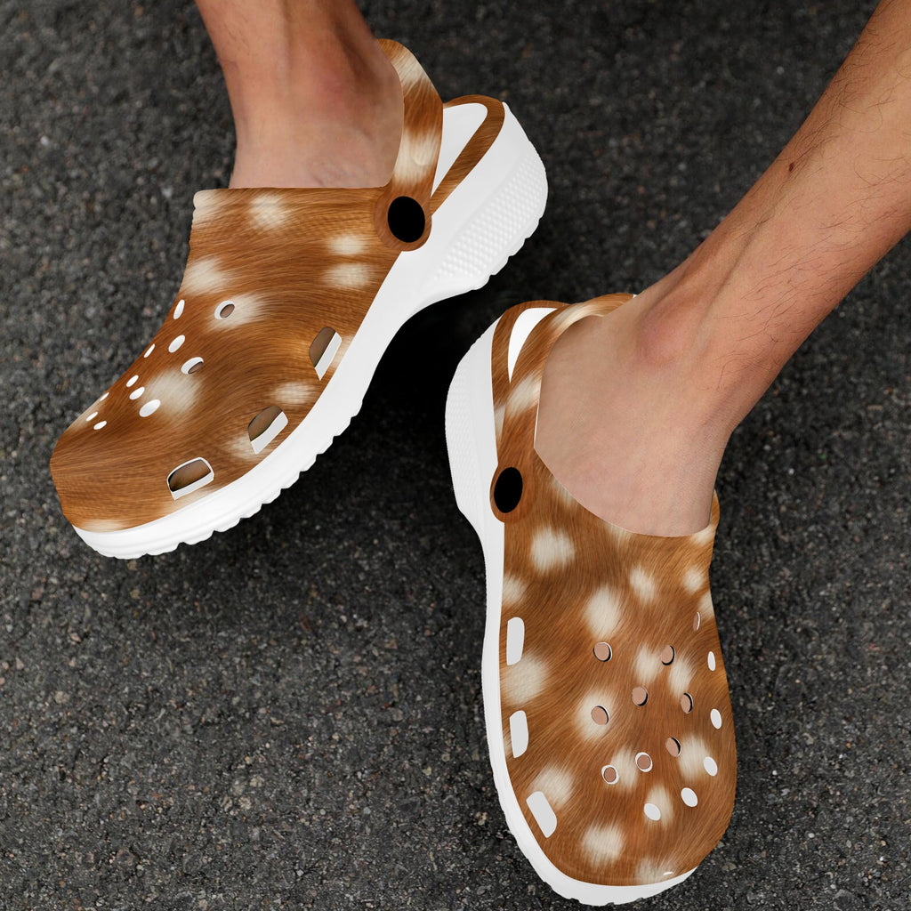 Bambi Clogs — pair lifestyle worn shot