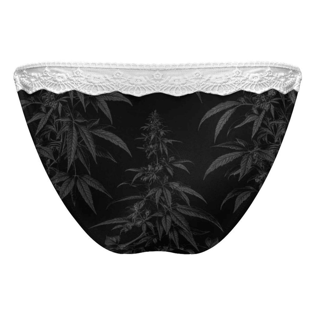 Black Widow Lace Trim undies