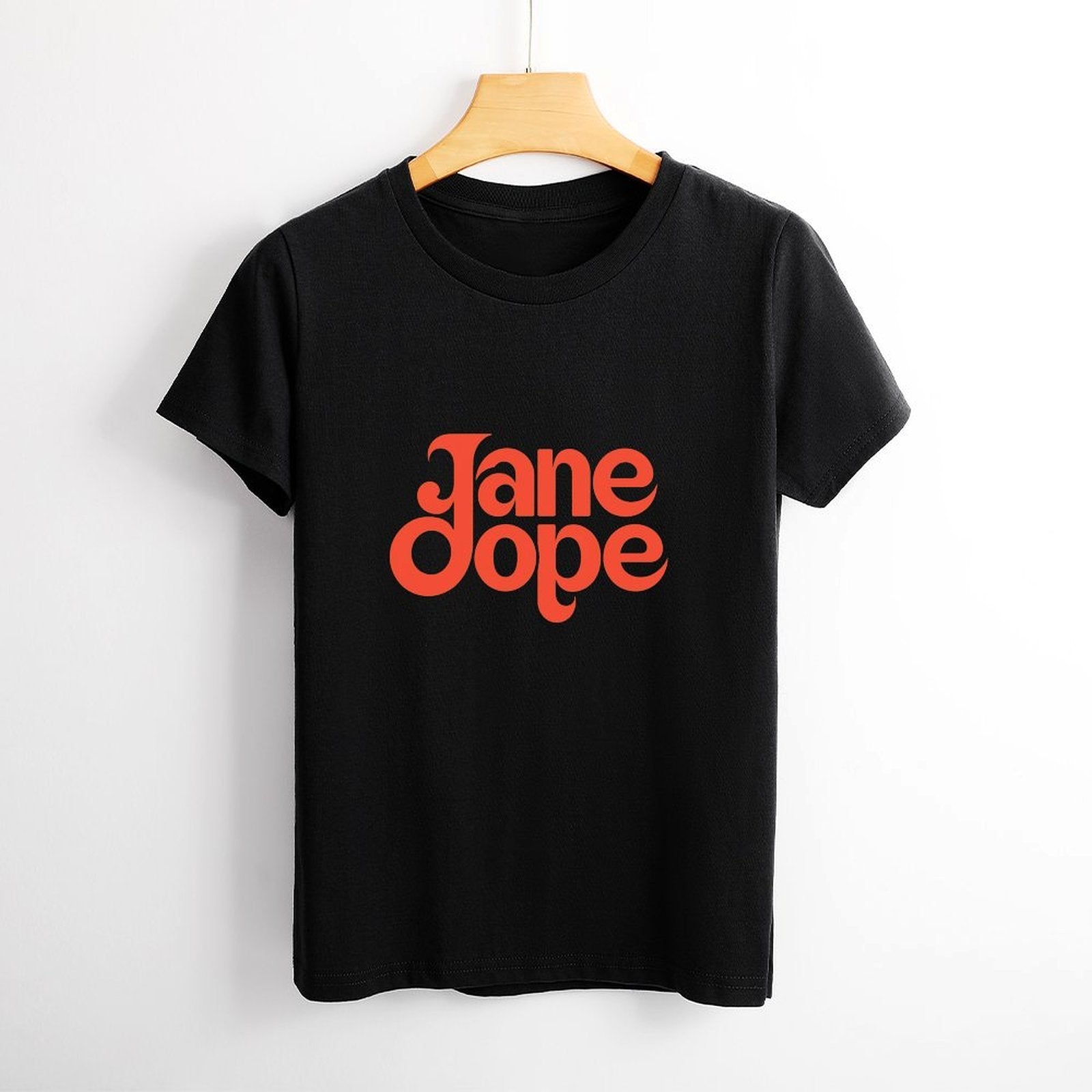 Jane Dope Women's T Plus Sized — flat lay back