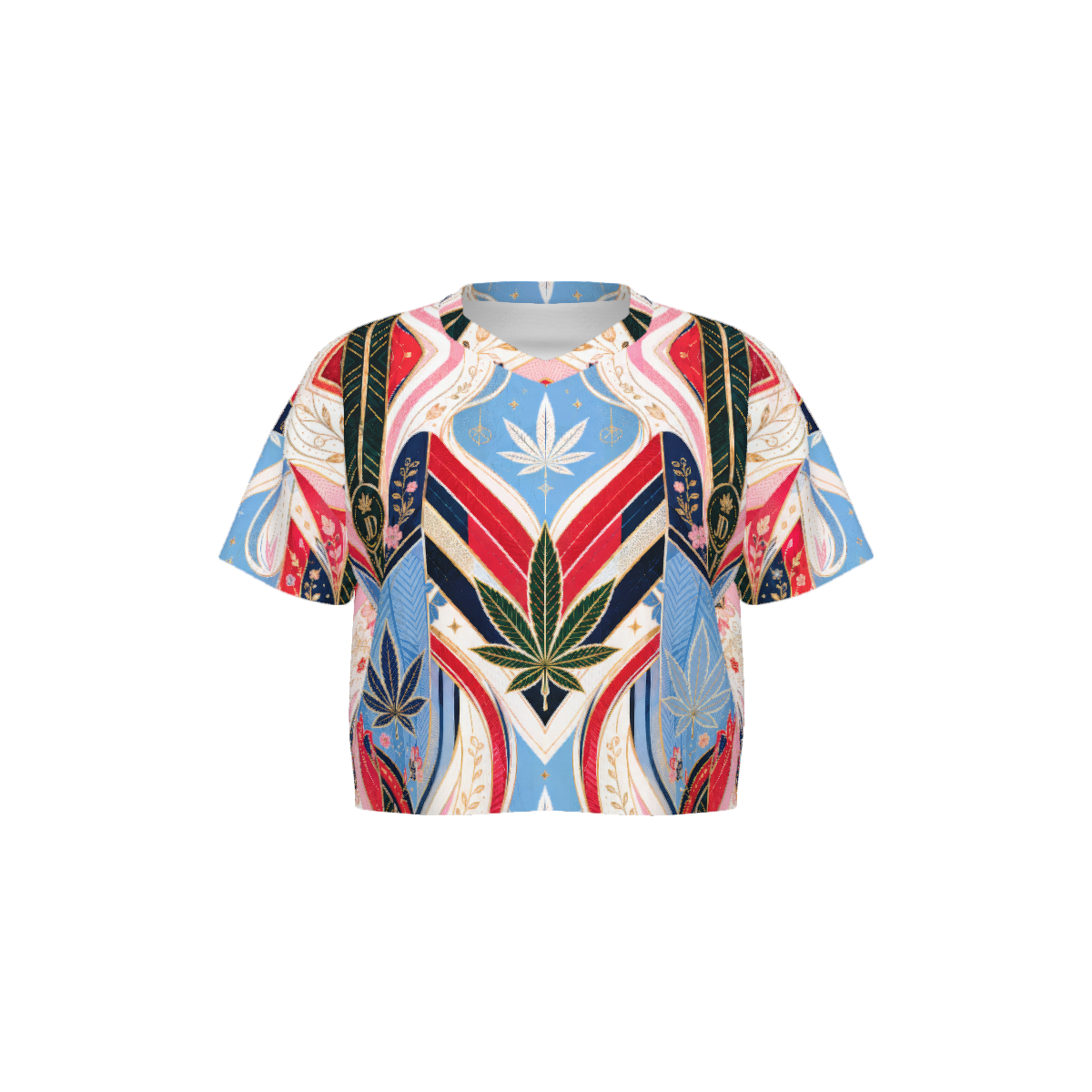 DOPE CUP '26 Crop Soccer Jersey — flat lay front