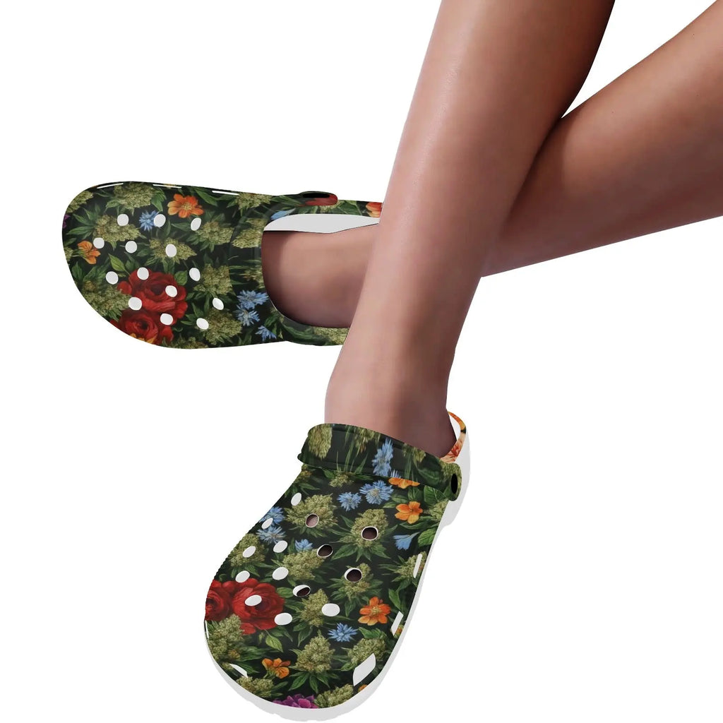 Bloom Clogs top-down print view