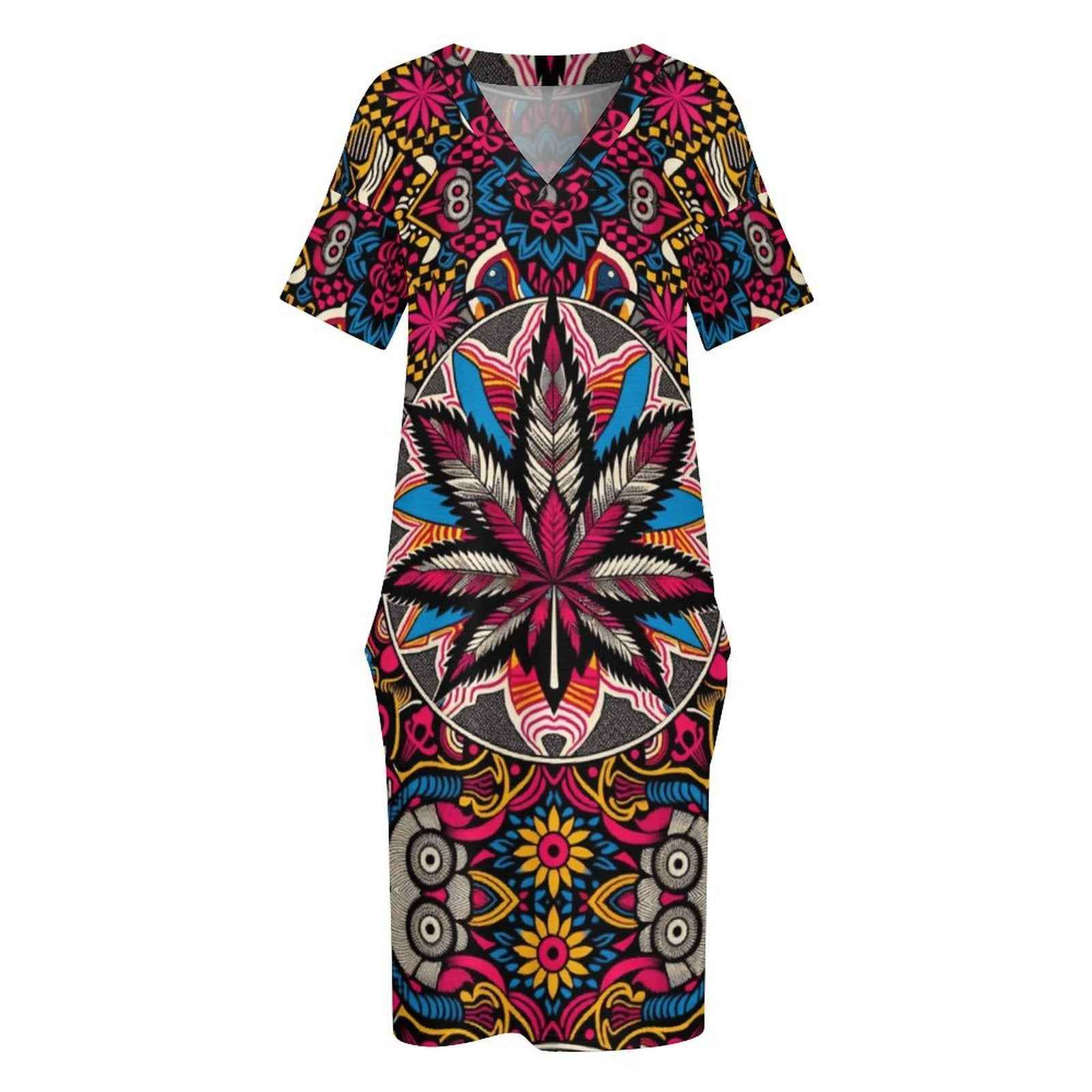 Batik Pocket Dress