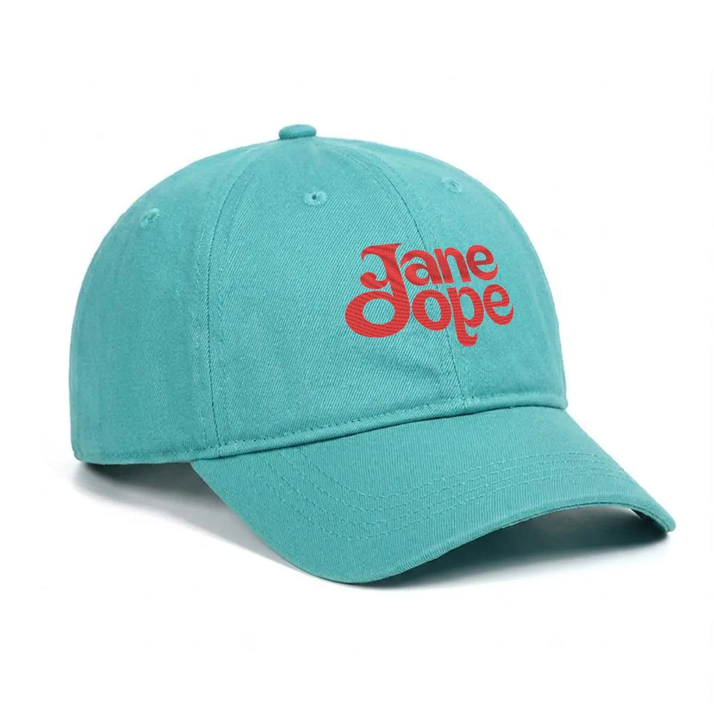 Embroidery Soft-Crown Flat Cap Yoycol