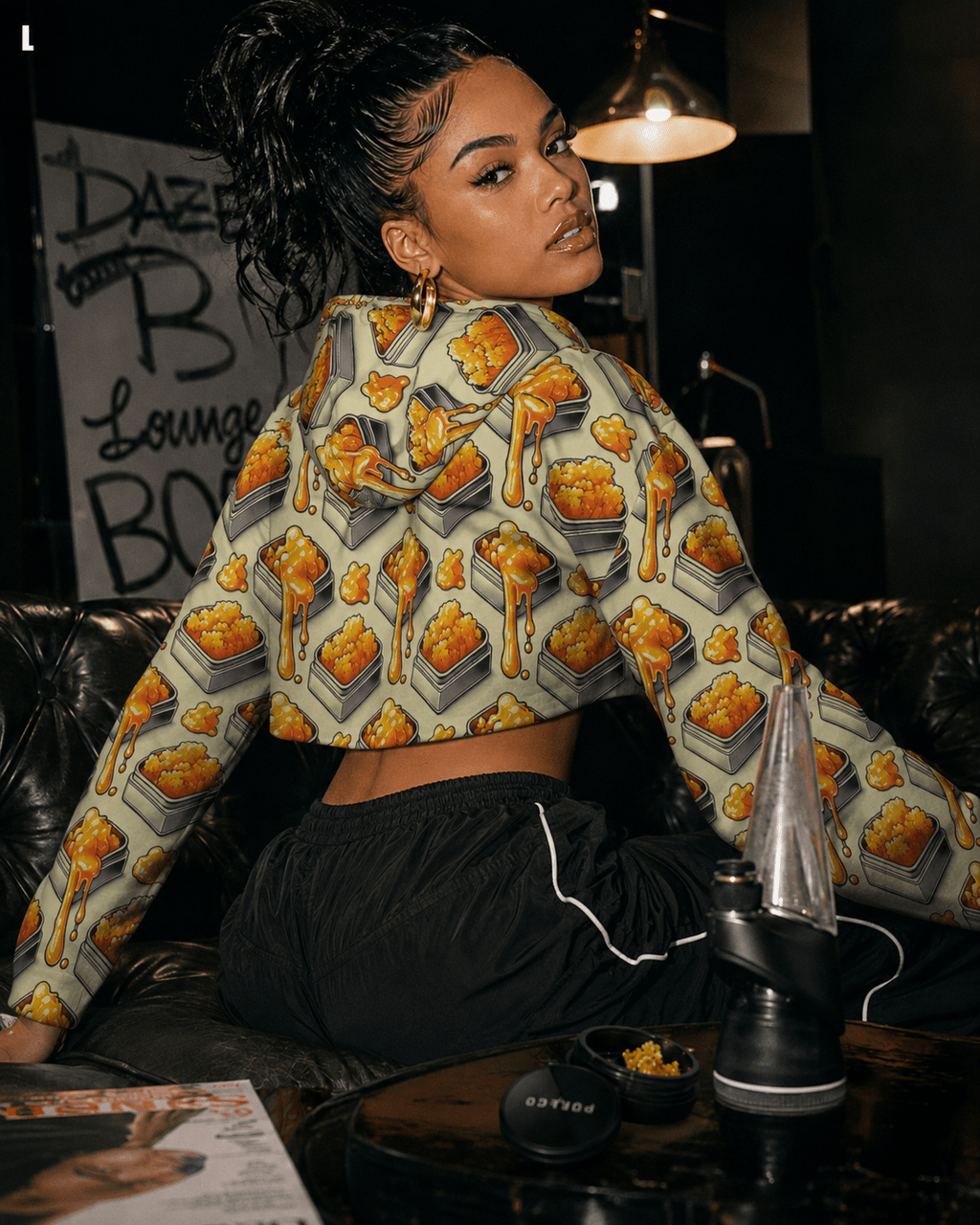 710 crop hoodie Artsadd