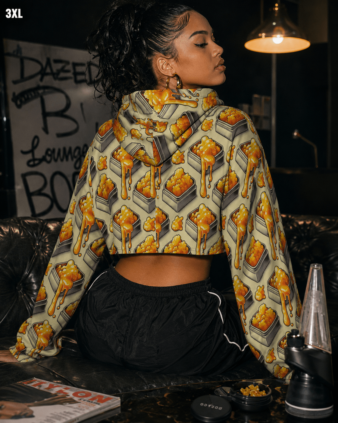 710 crop hoodie Artsadd