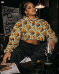 710 crop hoodie Artsadd