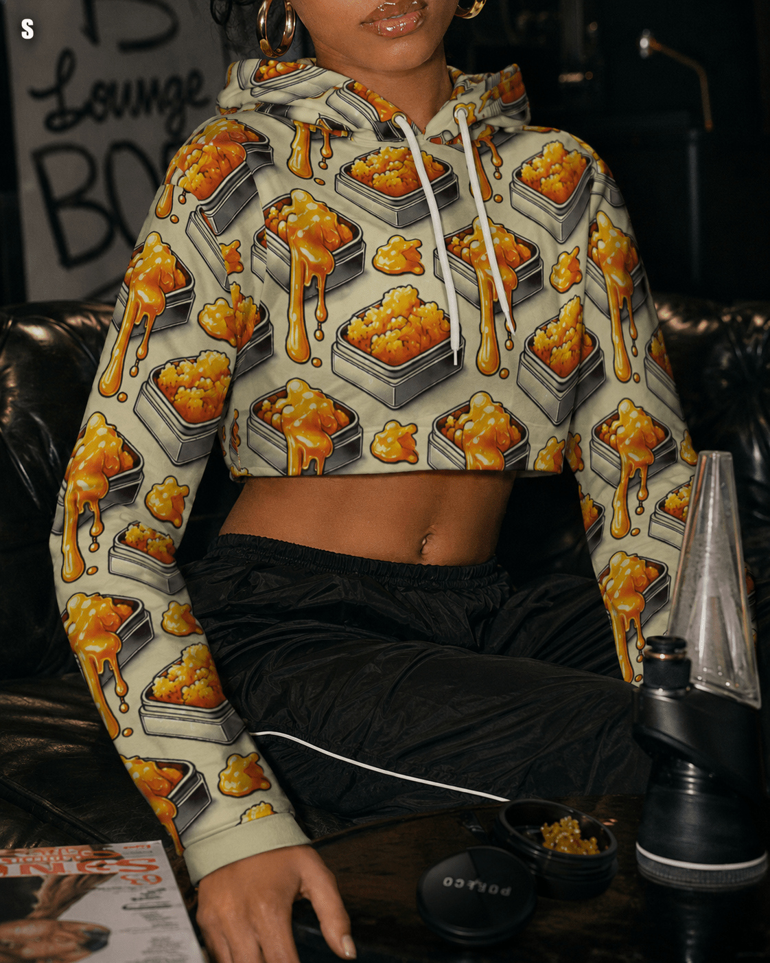 710 crop hoodie Artsadd