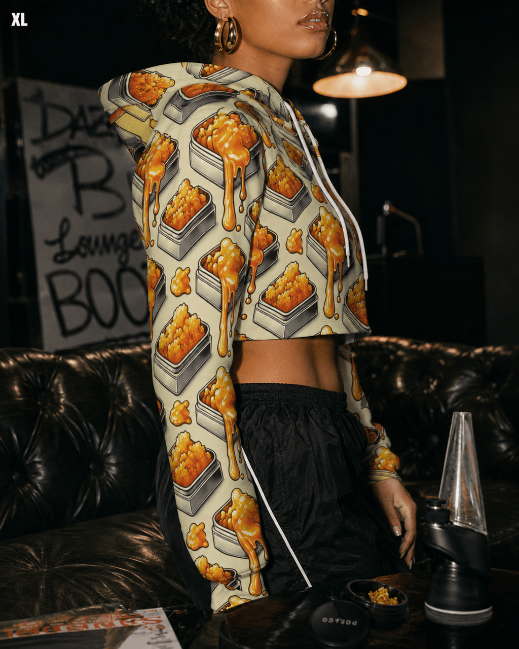 710 crop hoodie Artsadd