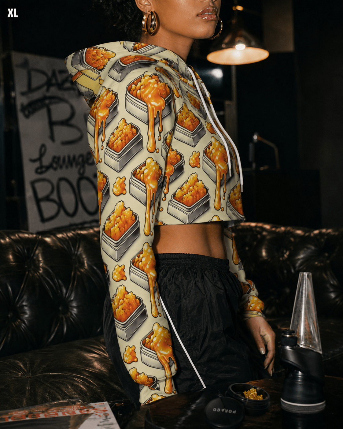 710 crop hoodie Artsadd