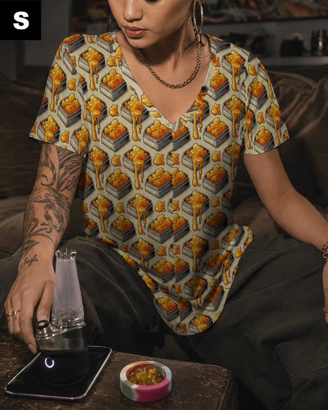 710 V Neck Tee Artsadd