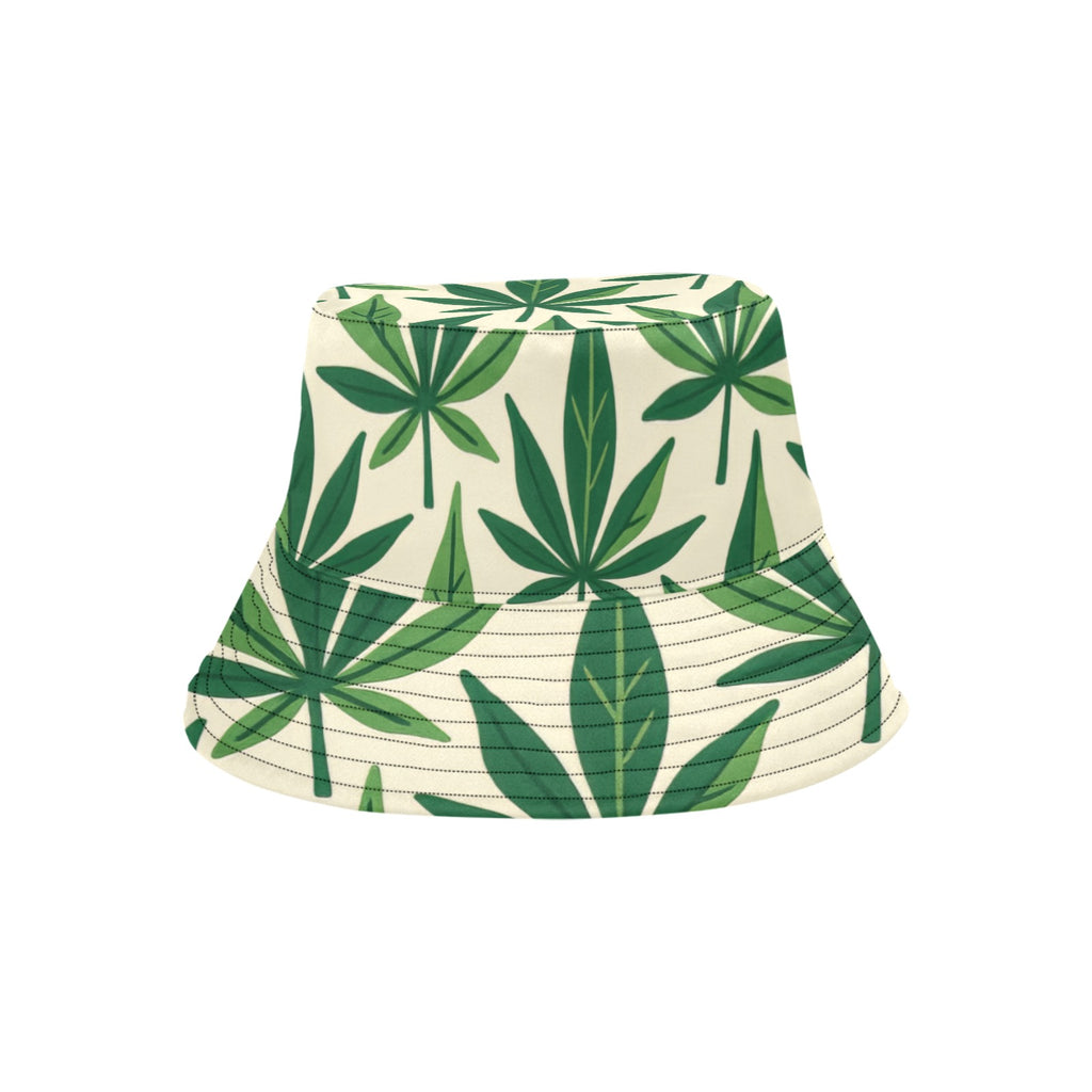 Grass Bucket Hat — flat lay top-down view