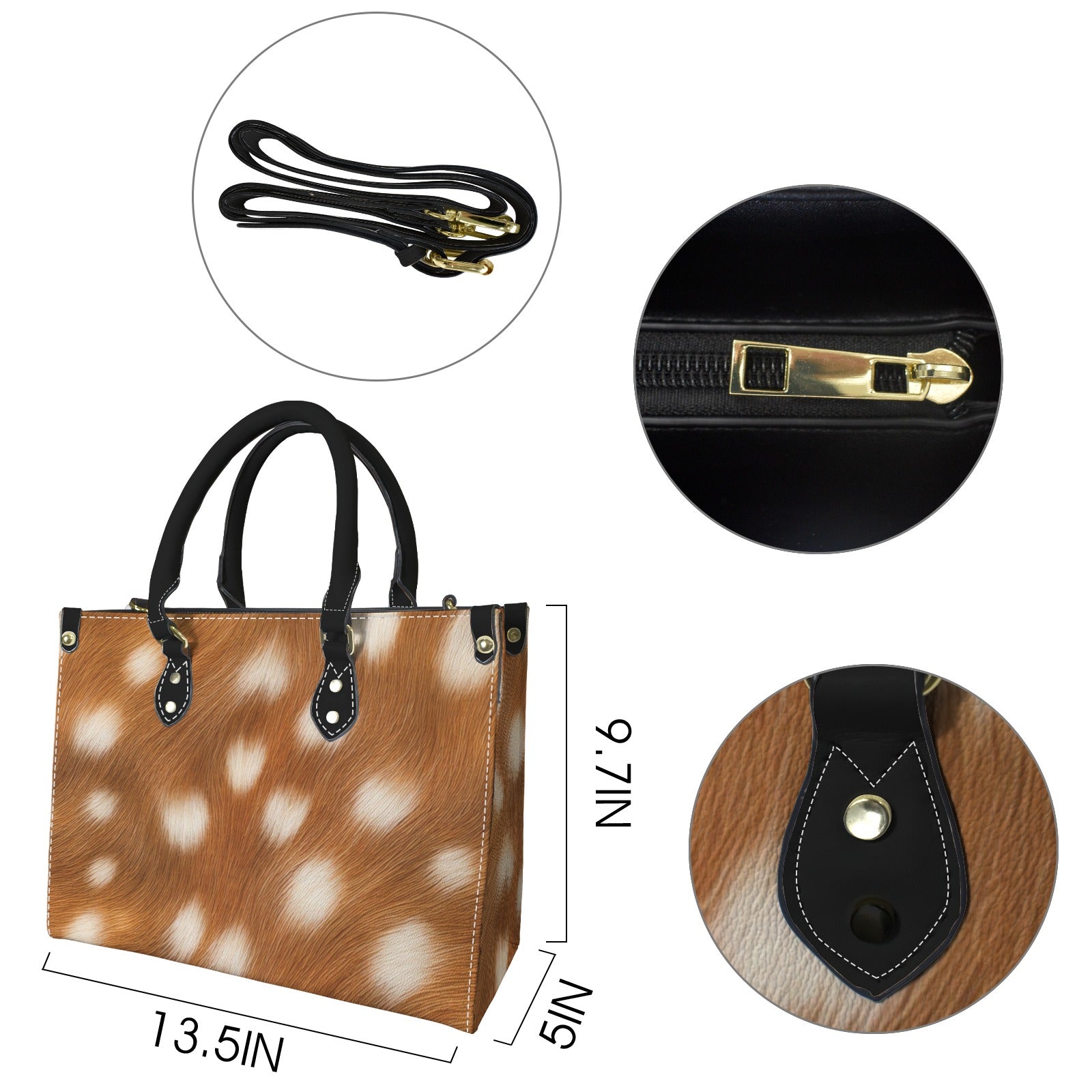 Bambi Purse Vegan Leather Handbag