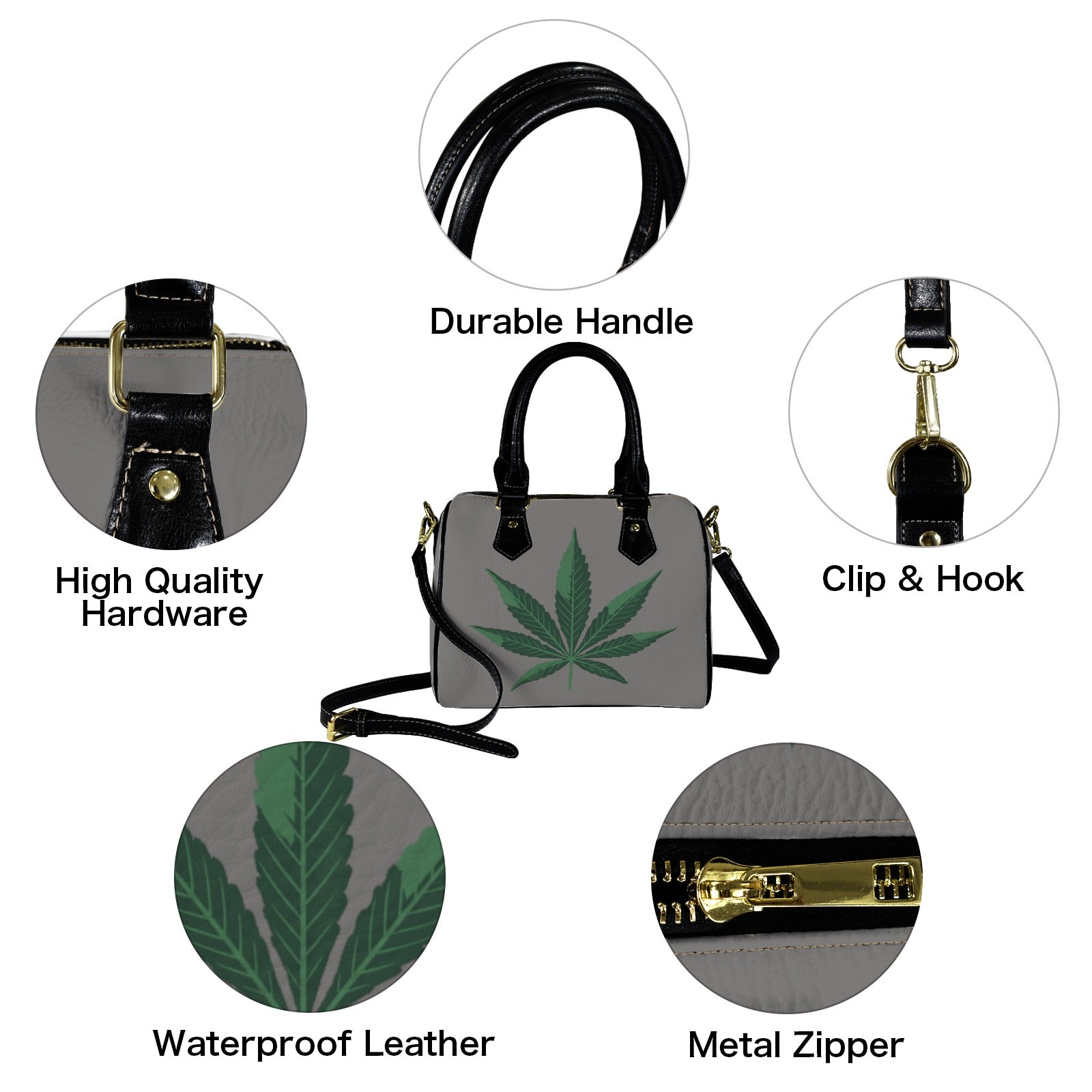 Leaf Bag - Vegan Leather