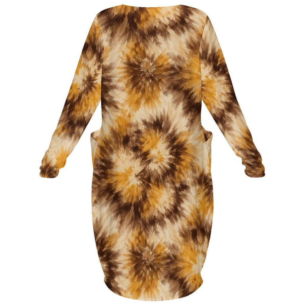 Tie Dye Baggy Pocket Dress