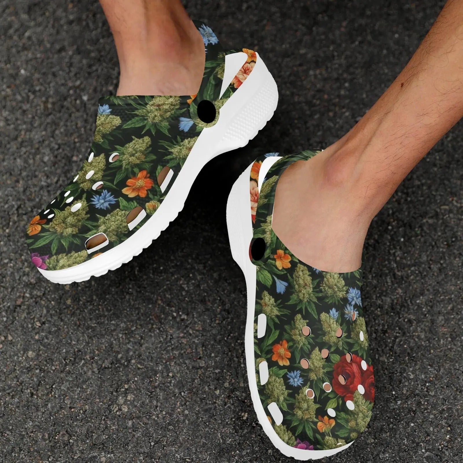 Bloom Clogs worn styling view