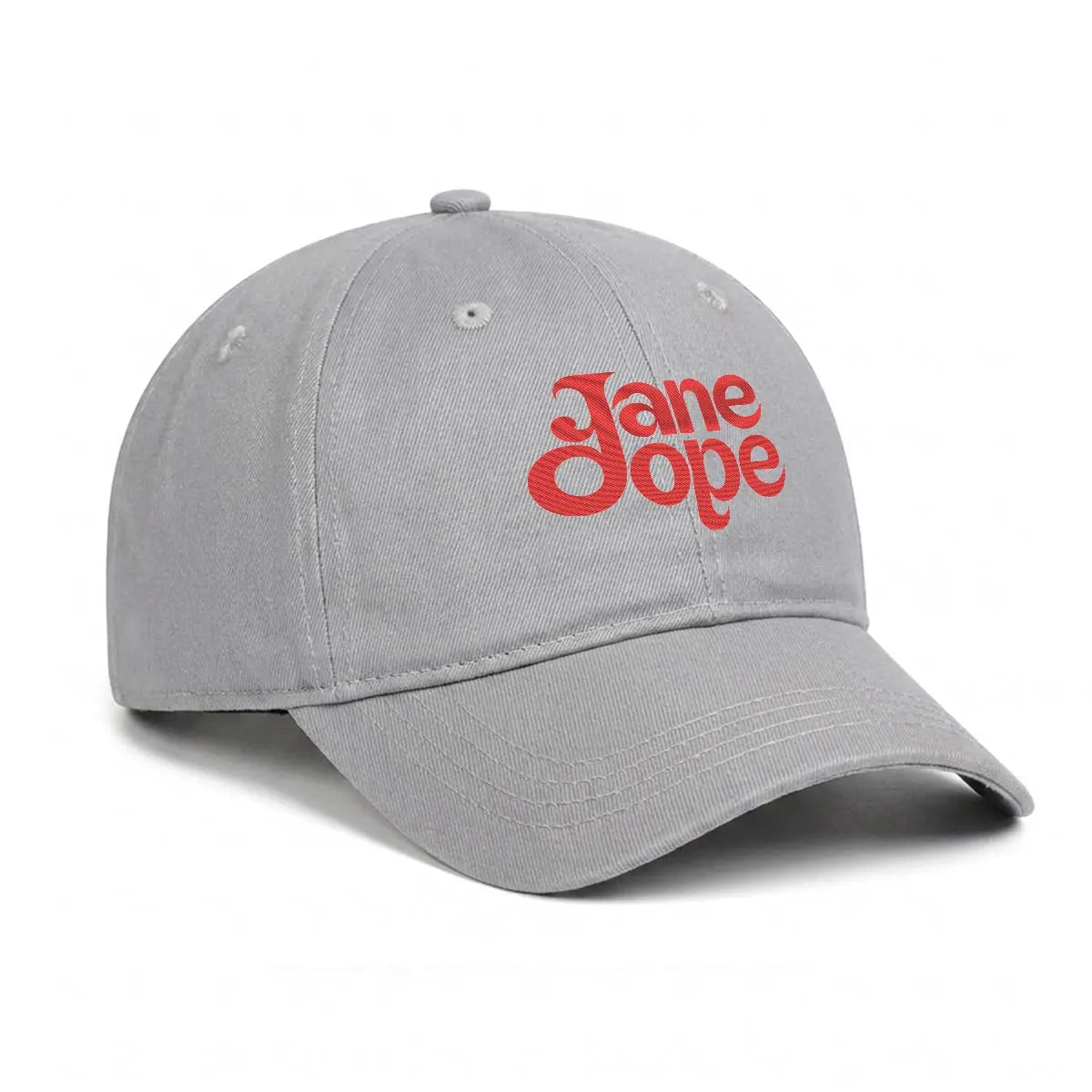 Embroidery Soft-Crown Flat Cap Yoycol