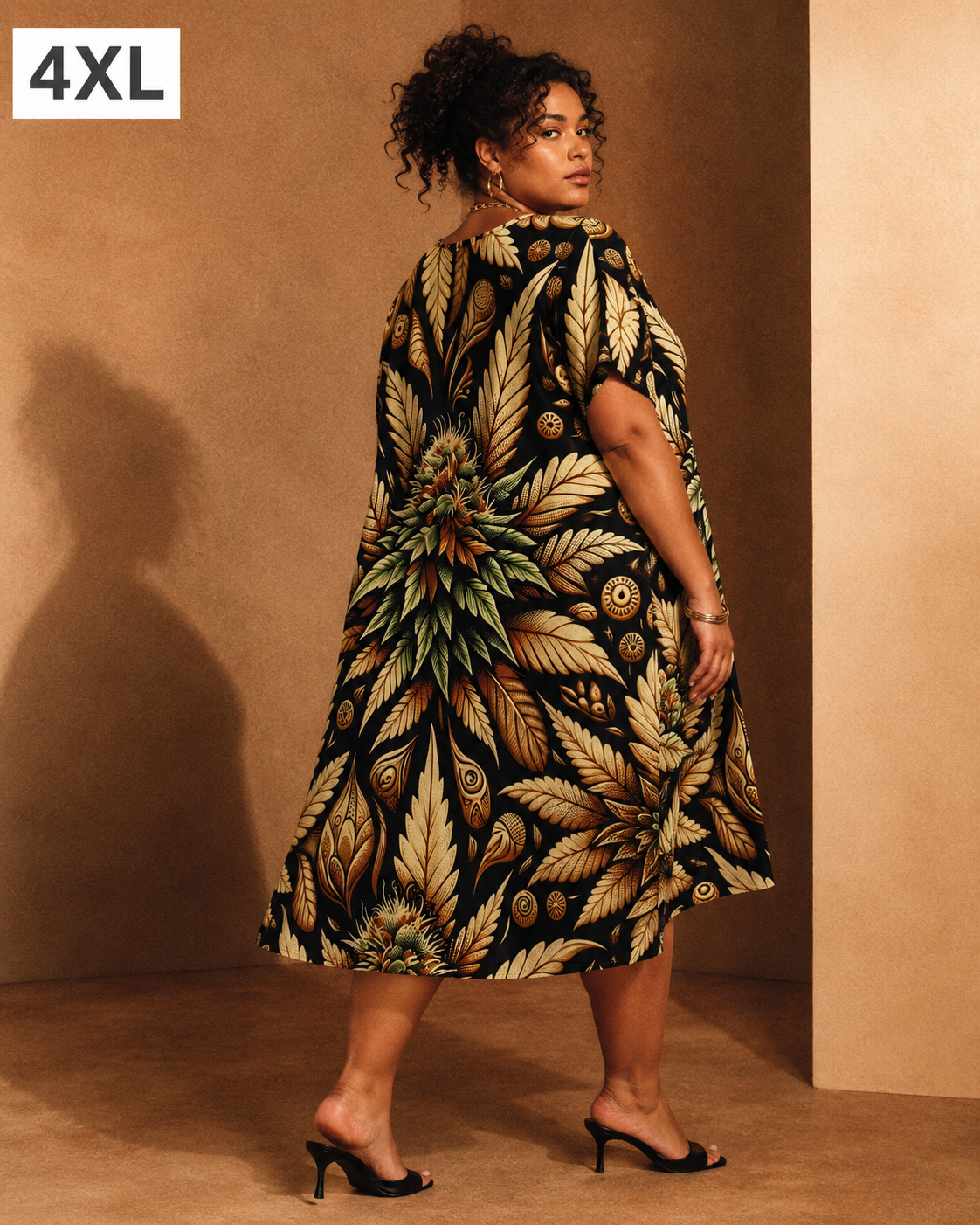 Batik Bliss T-Shirt Dress Artsadd